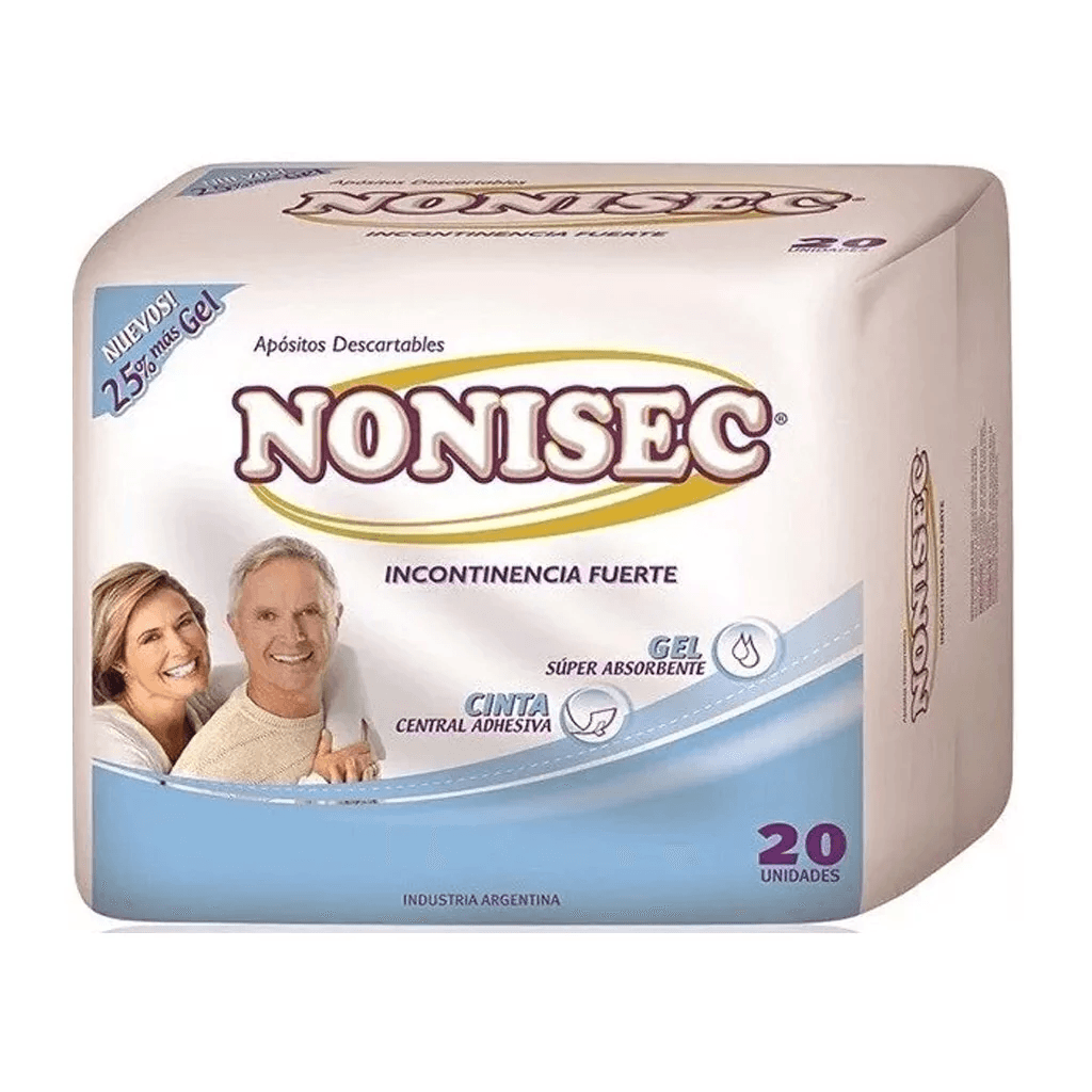 Nonisec apósitos incontinencia fuerte x 20u