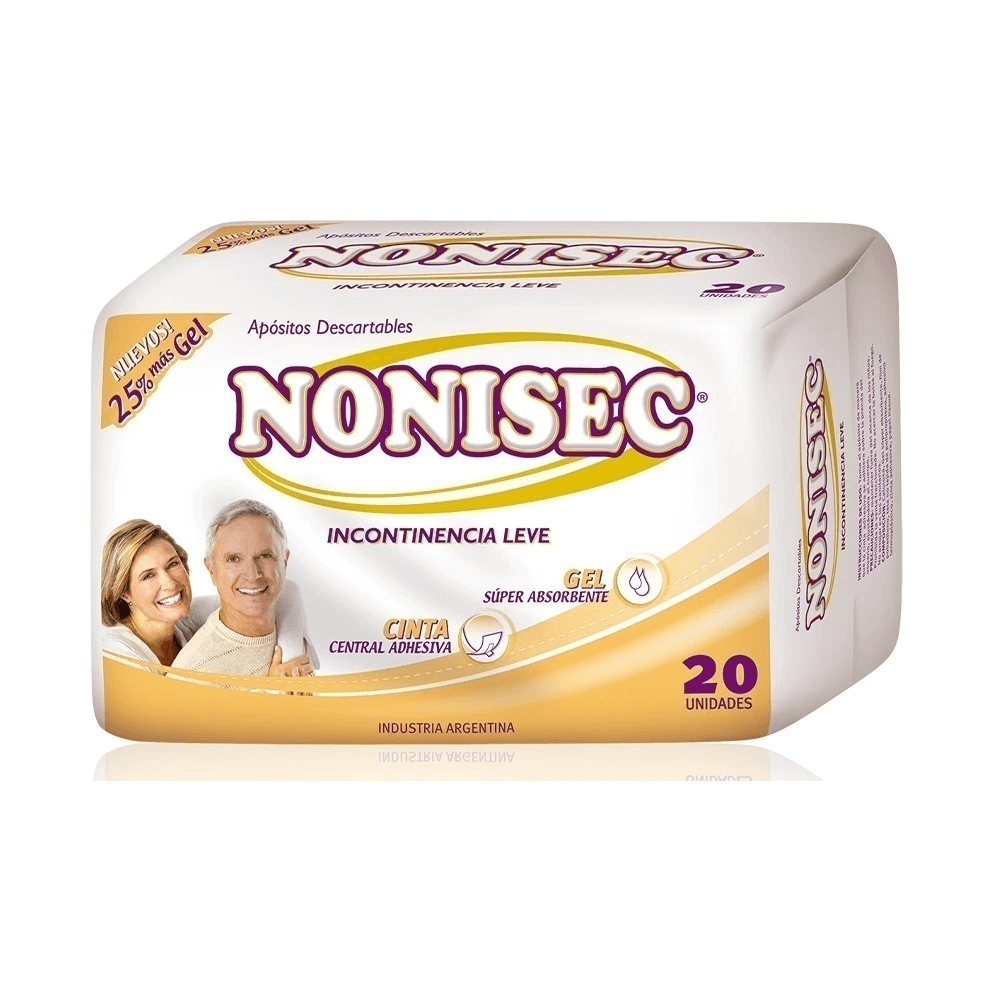 Nonisec apósitos incontinencia leve x 20u