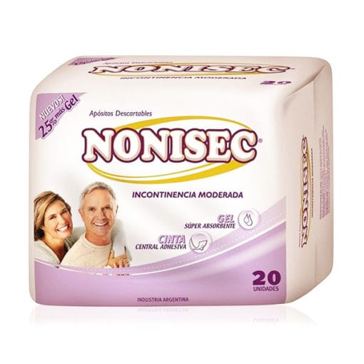 Nonisec apósitos incontinencia moderada x 20u
