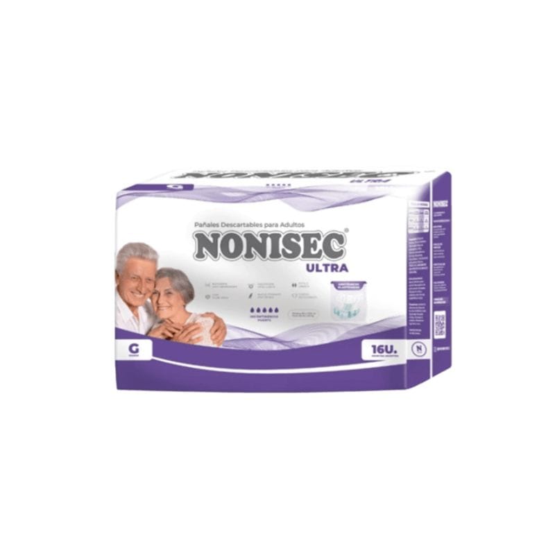 Pañales Descartables Nonisec Ultra Anatómico Talle grande x 16u