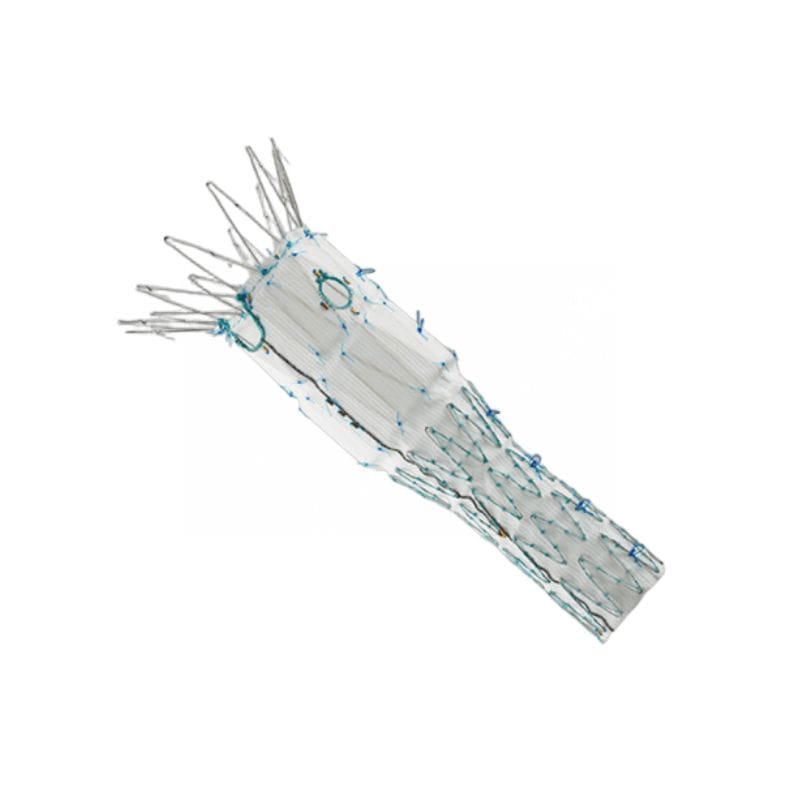 Prótesis endovascular, cuerpo bifurcado distal y cuerpo proximal AAA